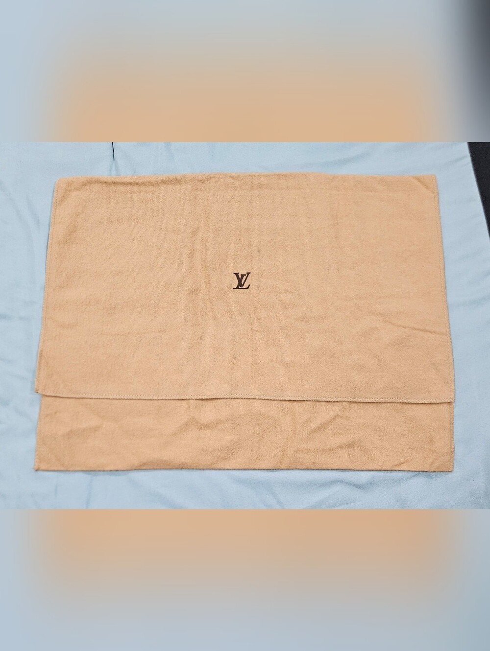 Louis Vuitton Vintage B072A Flannel Dust Bag 17.5" Speedy 25 Alma PM Italy LV